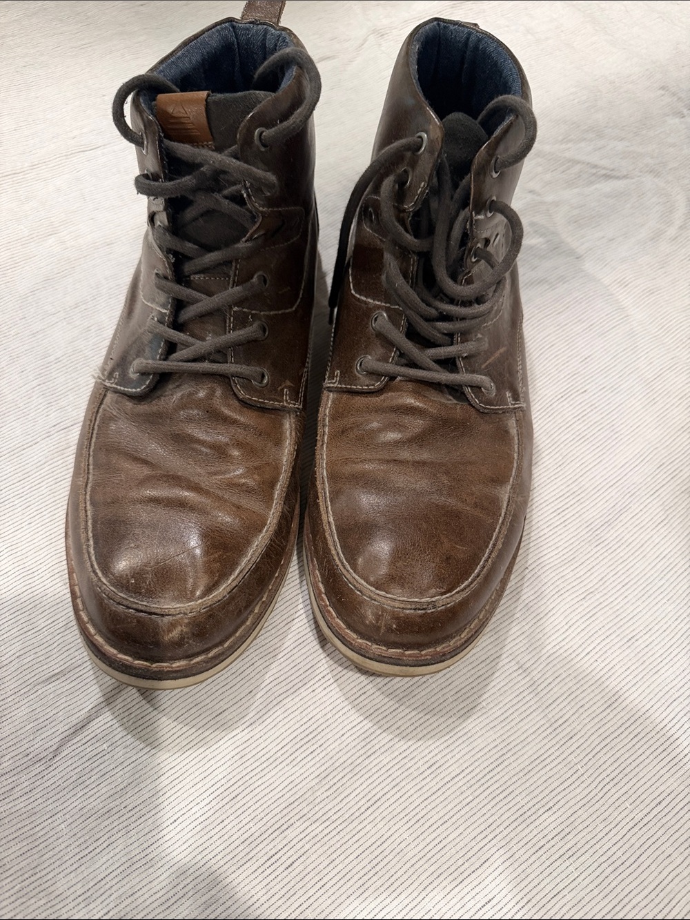 Aldo Brown Leather Chukka Boots